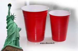 gobelet rouge pour bars americains