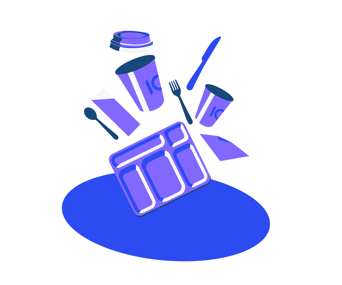 Couverts, gobelets, serviettes et plateaux : les indispensables pour un service rapide et sans accroc