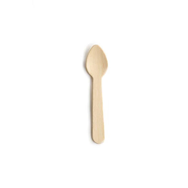 Photo du produit 20CDPOLO20 - Cuillère à dessert POLO bois - 110 mm - Dinovia