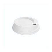 Photo du produit 2CVPUL80-1800 - Couvercle en pulpe pour gobelet carton - d80 mm - Dinovia