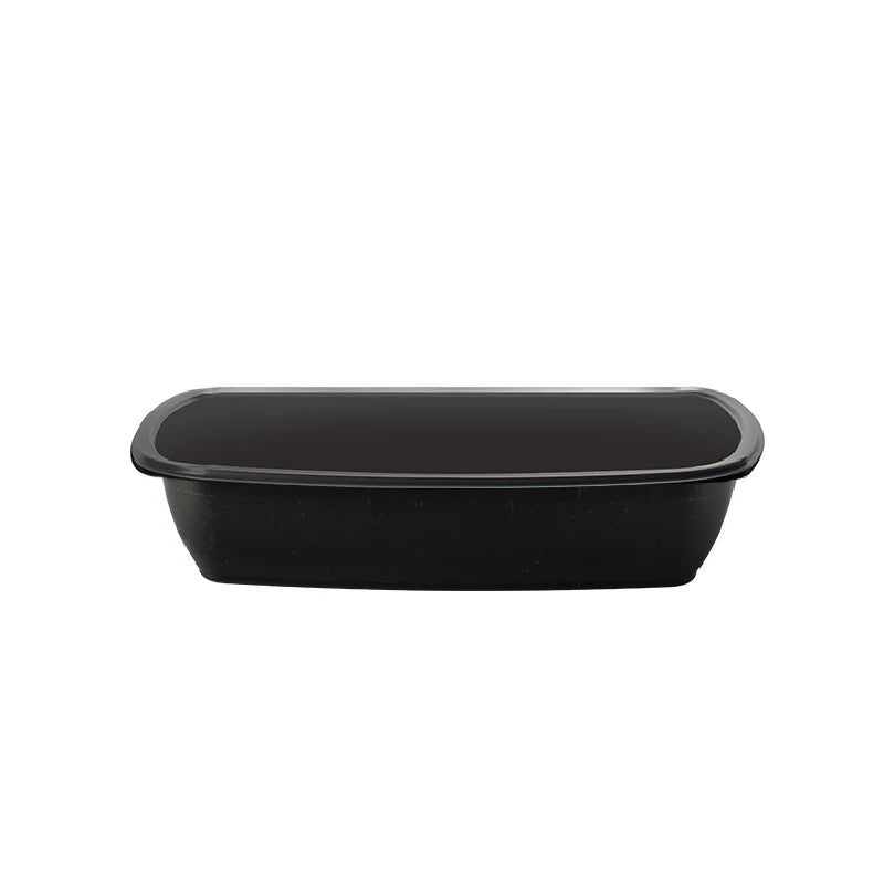 Photo du produit 2PLFAST90 - Barquette pp noir rectangulaire COCOTTE - 900 ml - Dinovia