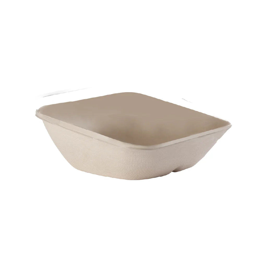Photo du produit 2PLNATBS75 - Barquette en canne à sucre biseautée TERRA NOVE - 750 ml - Dinovia