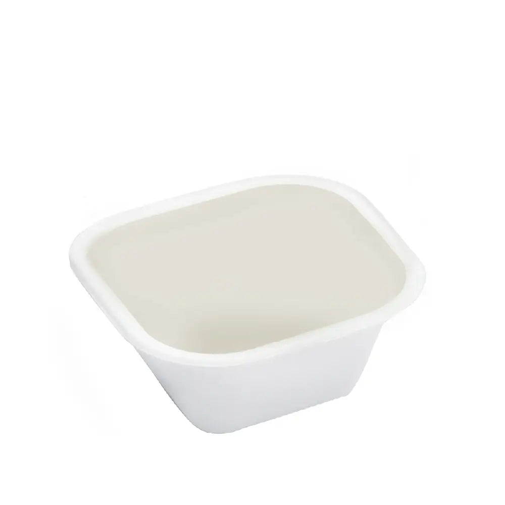 Photo du produit 3453-500 - Barquette en pulpe CANNA carrée - 350 ml - Dinovia