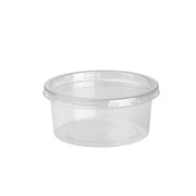 Photo du produit 8SADELI22C - Pot rpet transparent DELI LITE avec couvercle - 217 ml - Dinovia