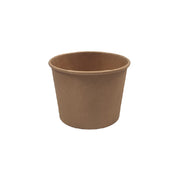 Photo du produit 9SOKR24-2 - Pot à soupe kraft brun - 240 ml d90 mm - Dinovia