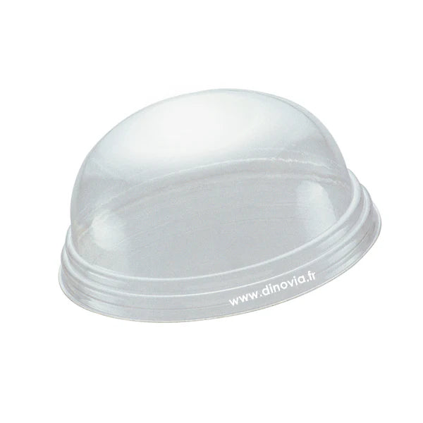 Photo du produit 9VEPCVB81 - Couvercle dome sans trou pour pot à dessert POLARITY - 200 et 250 ml - Dinovia