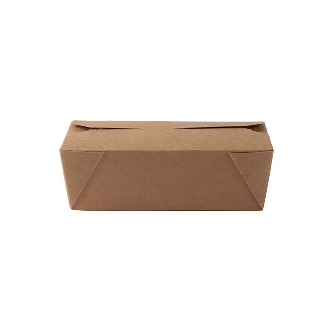 Photo du produit BNAT78-2 - Boite à ailettes kraft brun Taille M - 780 ml 130x110x65 mm - Dinovia