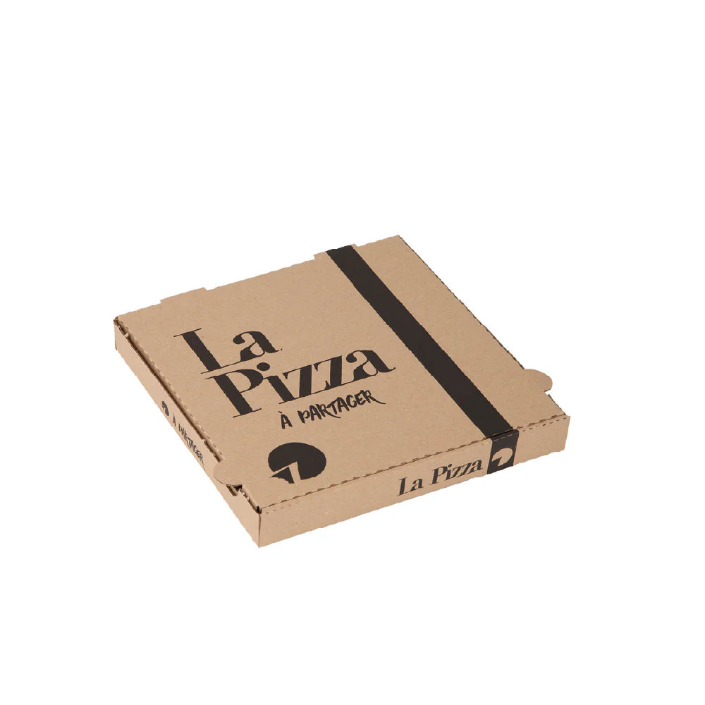 Photo du produit BOITPIZZ31-2 - Boite pizza carton - 310x310x35 mm - Dinovia