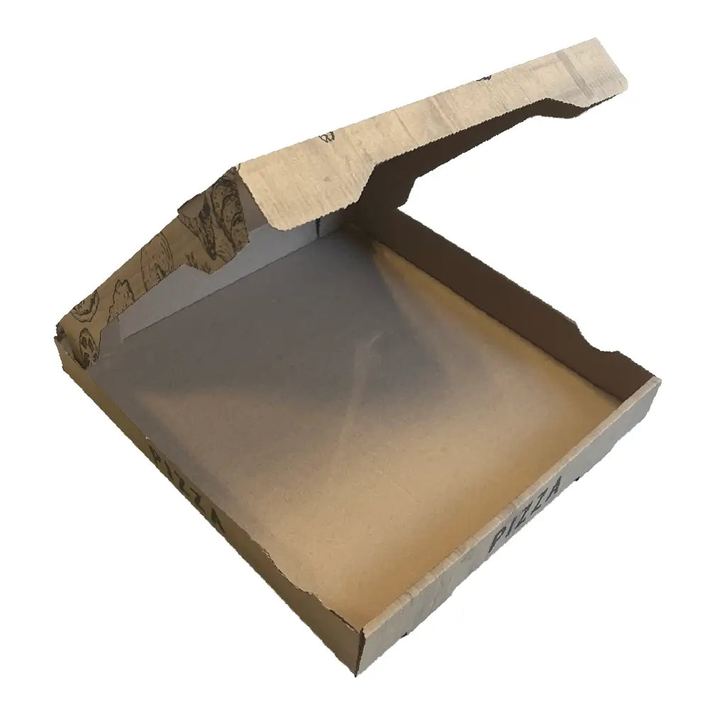 Photo du produit BOITPIZZ33 - Boite pizza carton ouverte - 330x330x40 mm - Dinovia