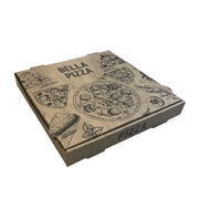 Photo du produit BOITPIZZ33 - Boite pizza carton - 330x330x40 mm - Dinovia