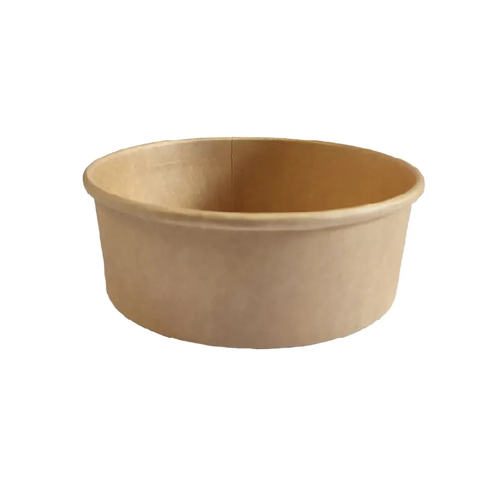 Photo du produit BOLKR1200 - Saladier en kraft brun - 1200 ml d185 mm - Dinovia