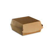 Photo du produit BTKR120-600 - Boite burger carton Taille S - 100x100x70 mm - Dinovia