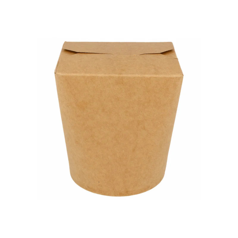 Photo du produit BTPASTAKR960 - Pot à pâtes en carton kraft - 960 ml - Dinovia