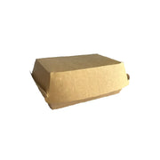 Photo du produit BurgerGameEss-L - Boîte burger kraft taille L - 155x100x70 mm - Dinovia