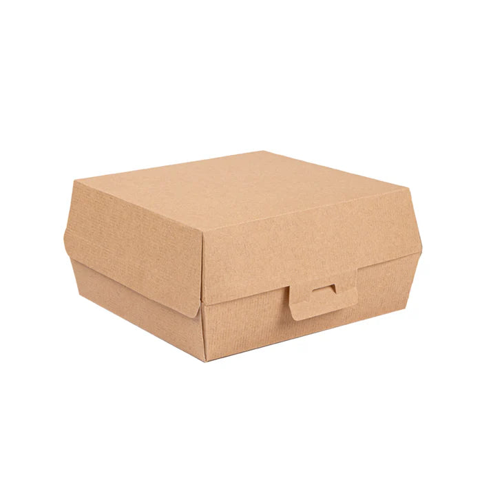 Photo du produit DEPABTKR-500 - Boite burger carton kraft Taille L - Dinovia