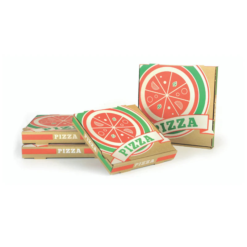 Photo du produit DEPBOITPIZZ31 - Boite pizza carton - 310x310x40 mm - Dinovia
