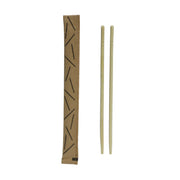 Photo du produit DINBAGKR - Baguettes bambou étui kraft personnalisé DINOVIA - 210 mm - Dinovia