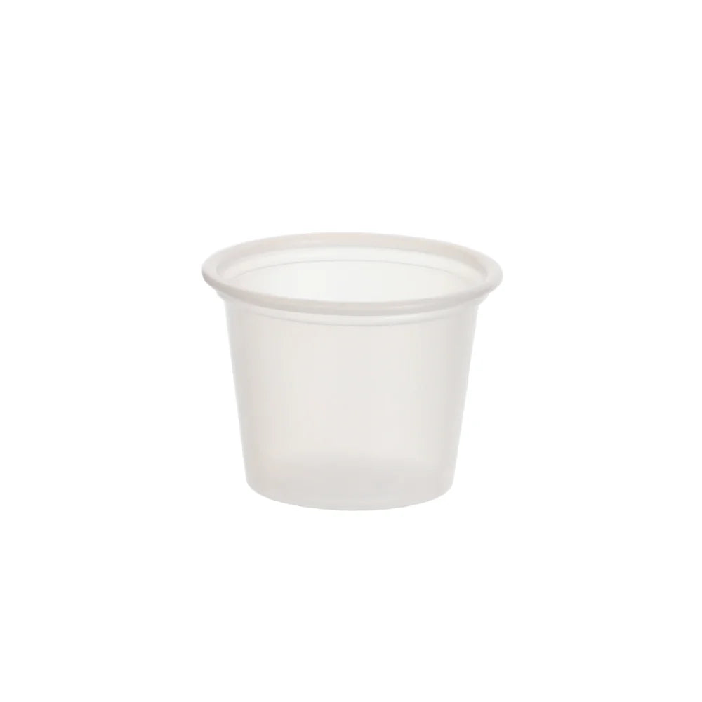 Photo du produit P100-2500-2 - Pot à sauce pp transparent - 28 ml - Dinovia