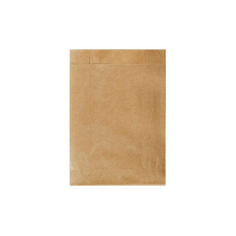 Photo du produit SACKR170-1000 - Sachet papier kraft brun pour brownie - 120x120x50 mm - Dinovia