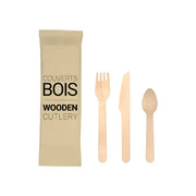 Photo du produit USEOK033F0 - Kit couverts bois 3/1 - C/F/PC USEO - Dinovia