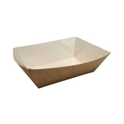 Photo du produit barfrite500ml - Barquette à frites bateau en kraft - 500 ml - Dinovia