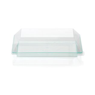 Couvercle rpet pour assiette CUBIK NATURAL 13 x 6.5 cm