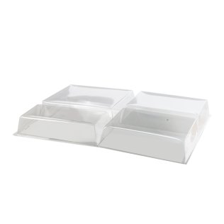 Couvercle RPET pour plateau repas BIODINE NC