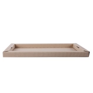 Socle carton pour plateau repas NATURAL