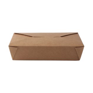 Boite à ailettes kraft brun Taille XL 1300 ml 175x135x65mm