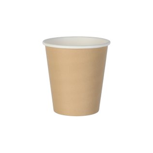 Gobelet carton impression kraft simple paroi 10 cl d.62mm