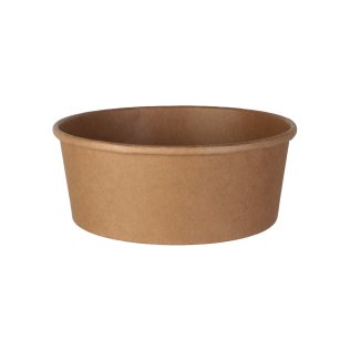 Saladier kraft brun 1300 ml d184mm