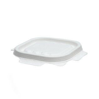 Couvercle pulpe pr Barquette pulpe CANNA carrée 35 cl