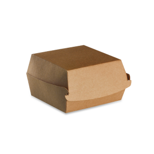 Boite burger carton Taille M - 120 x 116 x 70 mm