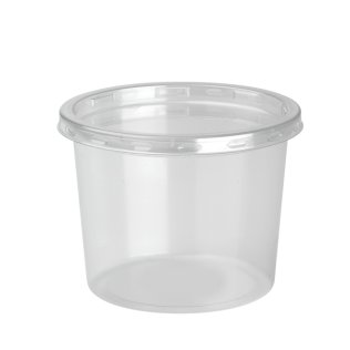 Pot rpet transparent DELI LITE 37.4 cl et son couvercle