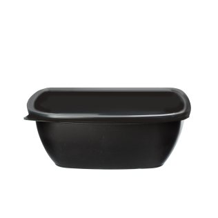 Boite pp noir carrée COCOTTE 750 ml
