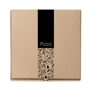 Boite pizza carton 29x29x3 cm Dinovia
