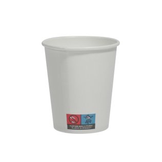 Gobelet carton simple paroi blanc 7oz - 20cl