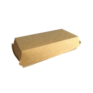 Boîte tacos kraft 265 x 122 x 70 mm