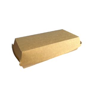 Boîte tacos kraft 265 x 122 x 70 mm