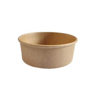 Saladier kraft brun 1100 ml d.165mm