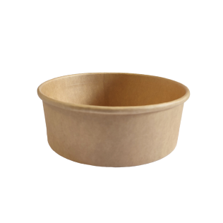 Saladier kraft brun 1300 ml d.184mm