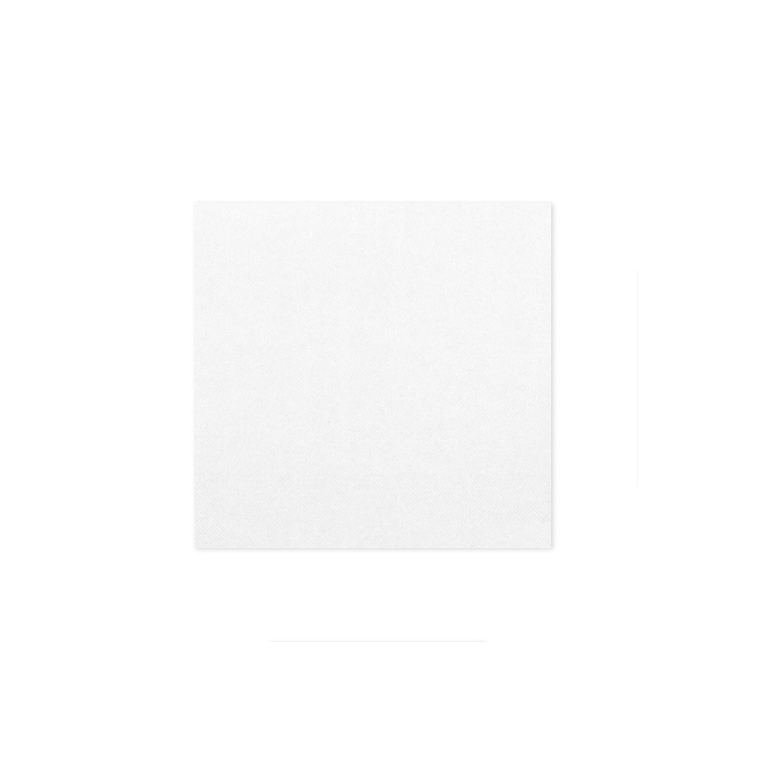 serviette jetable blanche 24 cm 2 plis