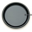assiette jetable ronde noire 23 cm