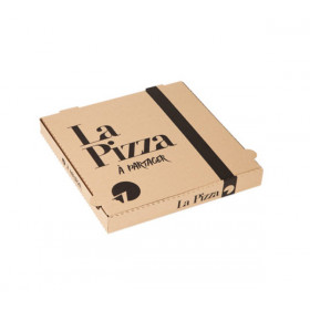 Boîte pizza carton 31x31xH5cm